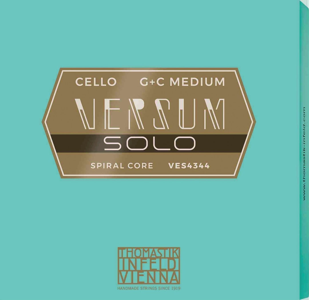 Cuerdas de violonchelo Thomastik-Infeld Versum Solo - Set Solo G+C (VES4344)