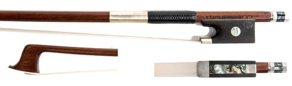 Otto Dürrschmidt GEWA Exclusive violinbue, ottekantet, sølv