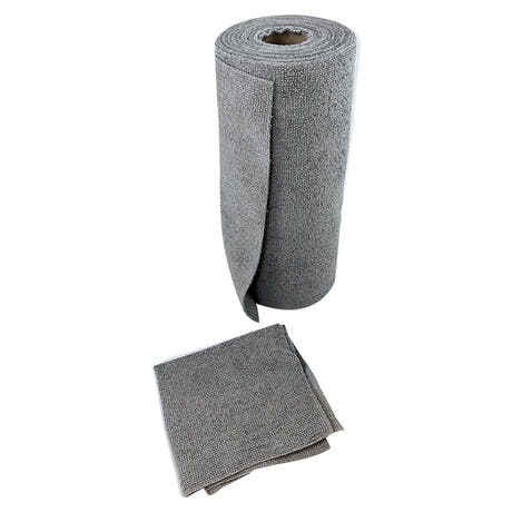 Paños de microfibra en rollo, 30x30 cm, 180gsm, 50 unidades