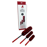 Juego de cepillos para llantas de microfibra - 3 uds.