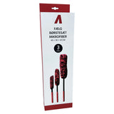 Juego de cepillos para llantas de microfibra - 3 uds.