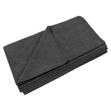 Paño de microfibra, 40x40cm, 330gsm, 10 unidades Negro