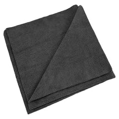 Paño de microfibra, 40x40cm, 330gsm, 10 unidades Negro