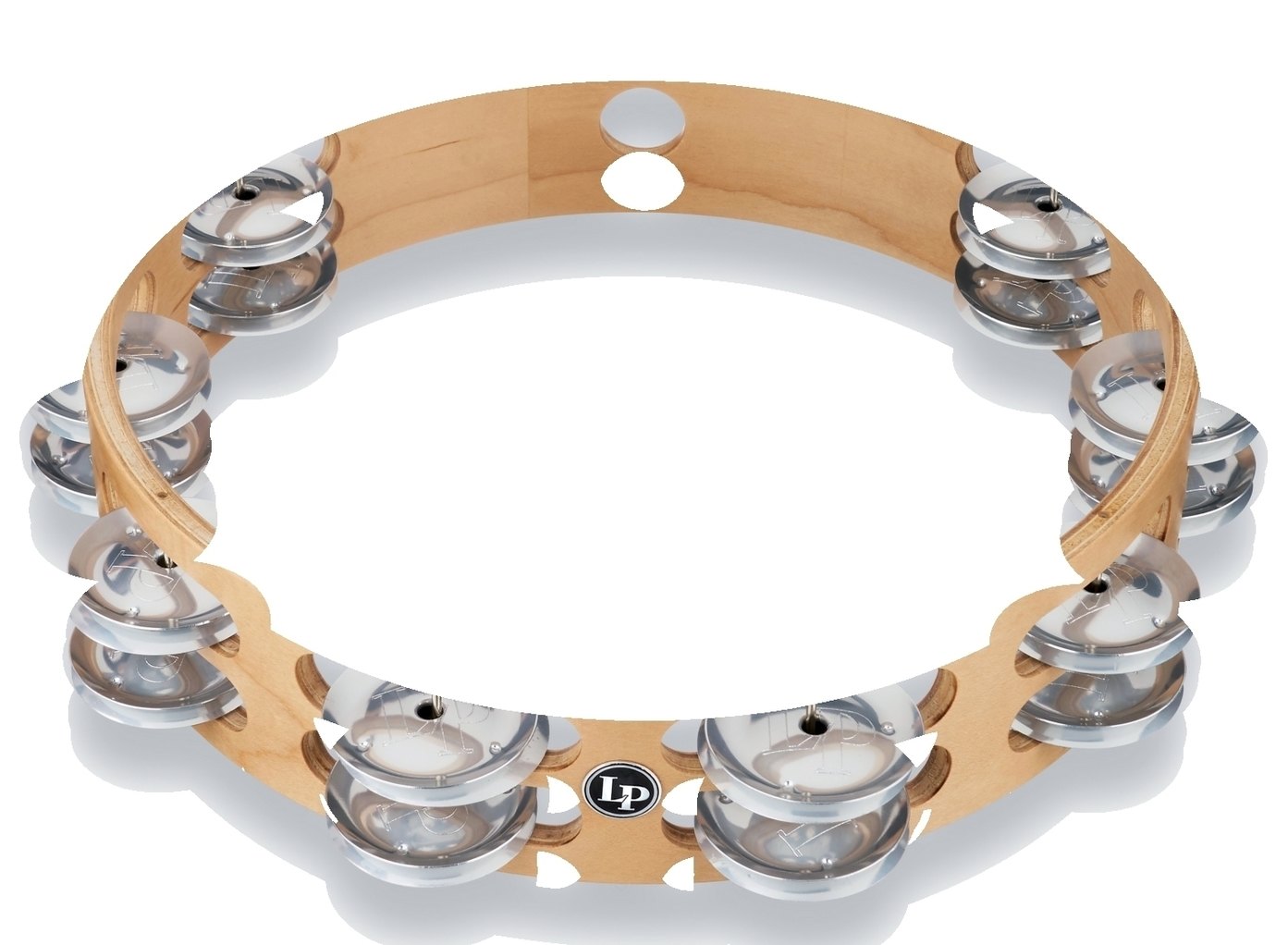 Latin Percussion Tambourine Pro 10 in Double Row - LP380B-AL (LP380B-AL)