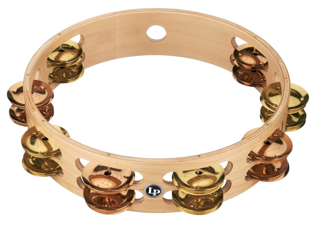 Latin Percussion Pandereta Pro 10 in de doble fila - LP380B-BB (LP380B-BB)