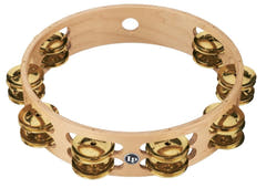 Latin Percussion Pandereta Pro 10 in de doble fila - LP380B-BR (LP380B-BR)
