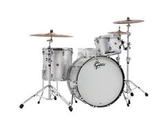 Gretsch USA Brooklyn 3-delt shell set 24", Satin Black Metallic