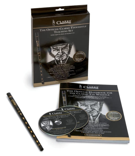 Clarke Original tin whistle en Re, set de iniciación con libro de texto y CD