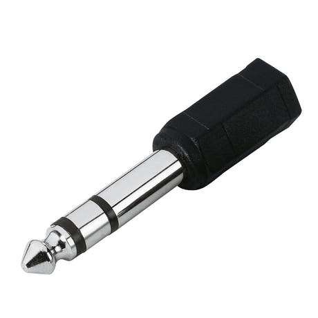 Adaptador Jack Estéreo 3.5 mm Hembra a Jack Estéreo 6.3 mm