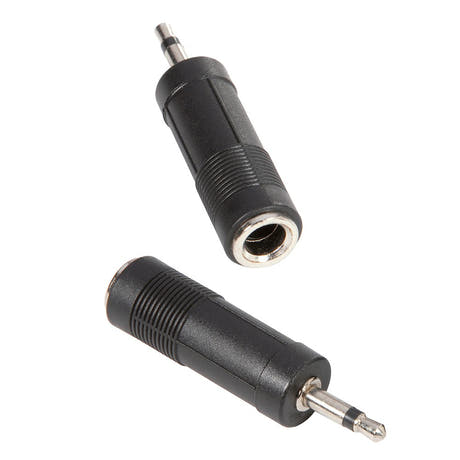 Adaptador de Audio Jack Mono 6.3 mm Hembra a Jack Mono 3.5 mm