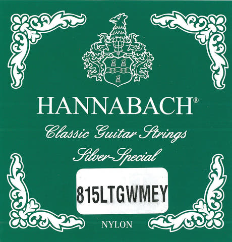 Hannabach Strings for classic guitar Serie 815 Low tension Silver special - low tension (815LTGWMEY)