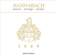 Hannabach Cuerdas para Guitarras clásicas Serie 1869 Carbon/Gold HT - Set (1869HT)