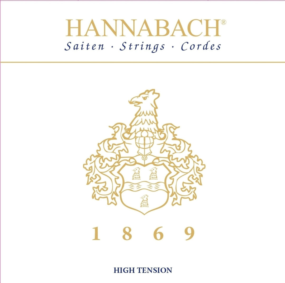 Hannabach Strings para Guitarras clásicas Serie 1869 Carbon/Gold HT - E6 Gold HT (18696HT)