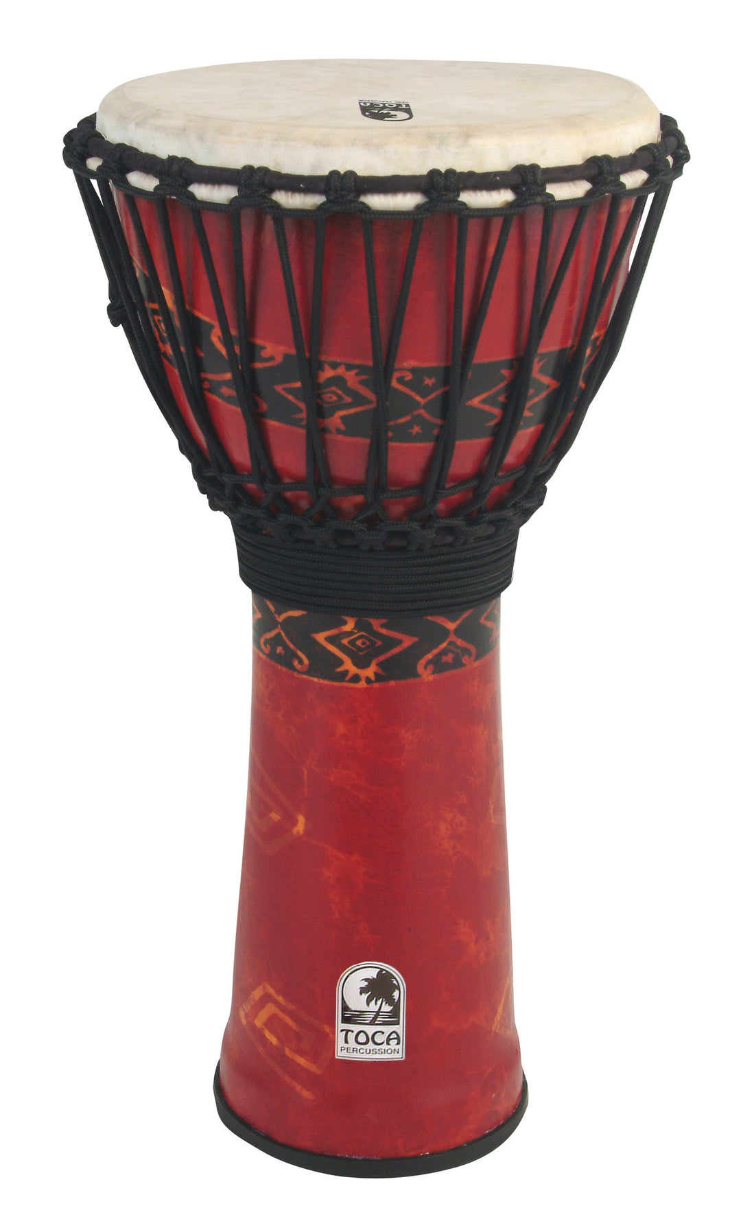 Toca Djembé Freestyle Rope Tuned - Bali Red (SFDJ-12RP)
