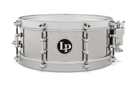 LP4512-S Salsa Snare 4 1/2" x 12" de acero inoxidable