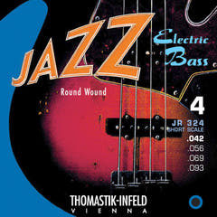 Cuerdas de E-Bass Thomastik-Infeld Jazz Bass series nickel round wound roundcore - Set (JR324)