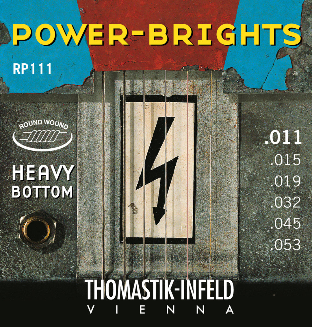 Cuerdas Thomastik-Infeld para guitarra eléctrica Power Brights Series - Set 011 heavy (RP111)