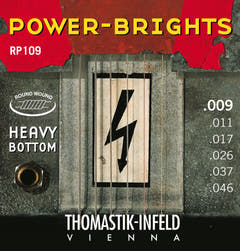 Cuerdas Thomastik-Infeld para guitarra eléctrica Power Brights Series - Set 009 heavy (RP109)