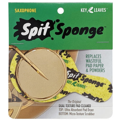 Fleece de limpieza Key Leaves Spit Sponge para saxofón