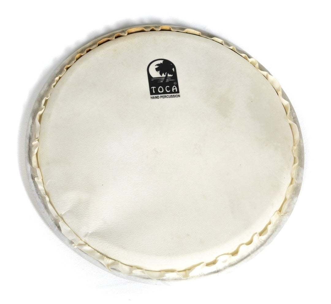 Parche de Djembé Toca Freestyle Rope - 12" de piel de cabra natural, cuerda (GSPFS-12)