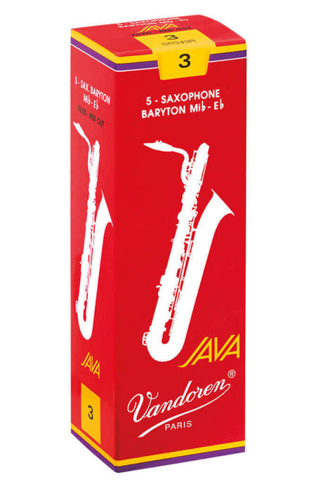 Cañas Vandoren para Saxofón Barítono Java Filed Red - 2