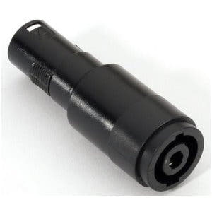 Adaptador Audio Stik Speakon 4-polos Chasis a XLR Macho