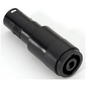 Adaptador Audio Stik Speakon 4-polos Chasis a XLR Macho