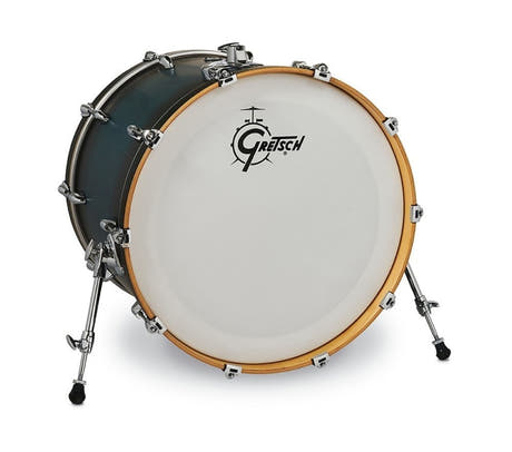 Gretsch Renown Maple bombo 22" x 18", Satin Antique Blue Burst
