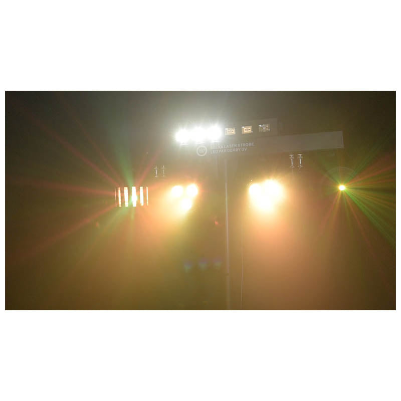 LIGHT4ME T-BAR LASER STROBE LED PAR DERBY UV IR multiefecto