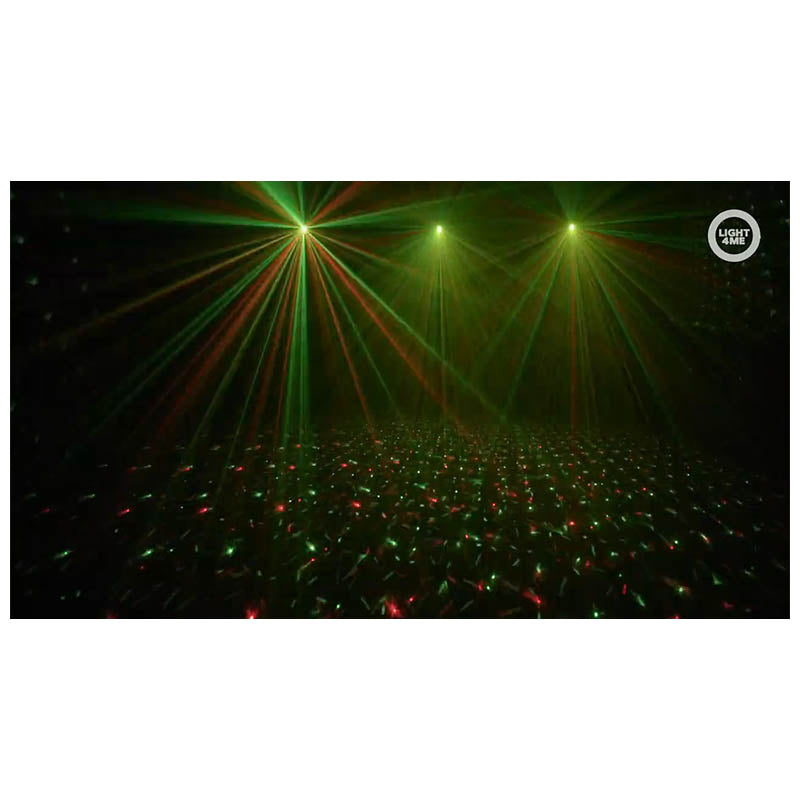 LIGHT4ME T-BAR LED PAR BOLA DE FLORES LÁSER UV STROBE iluminación de discoteca multiefecto