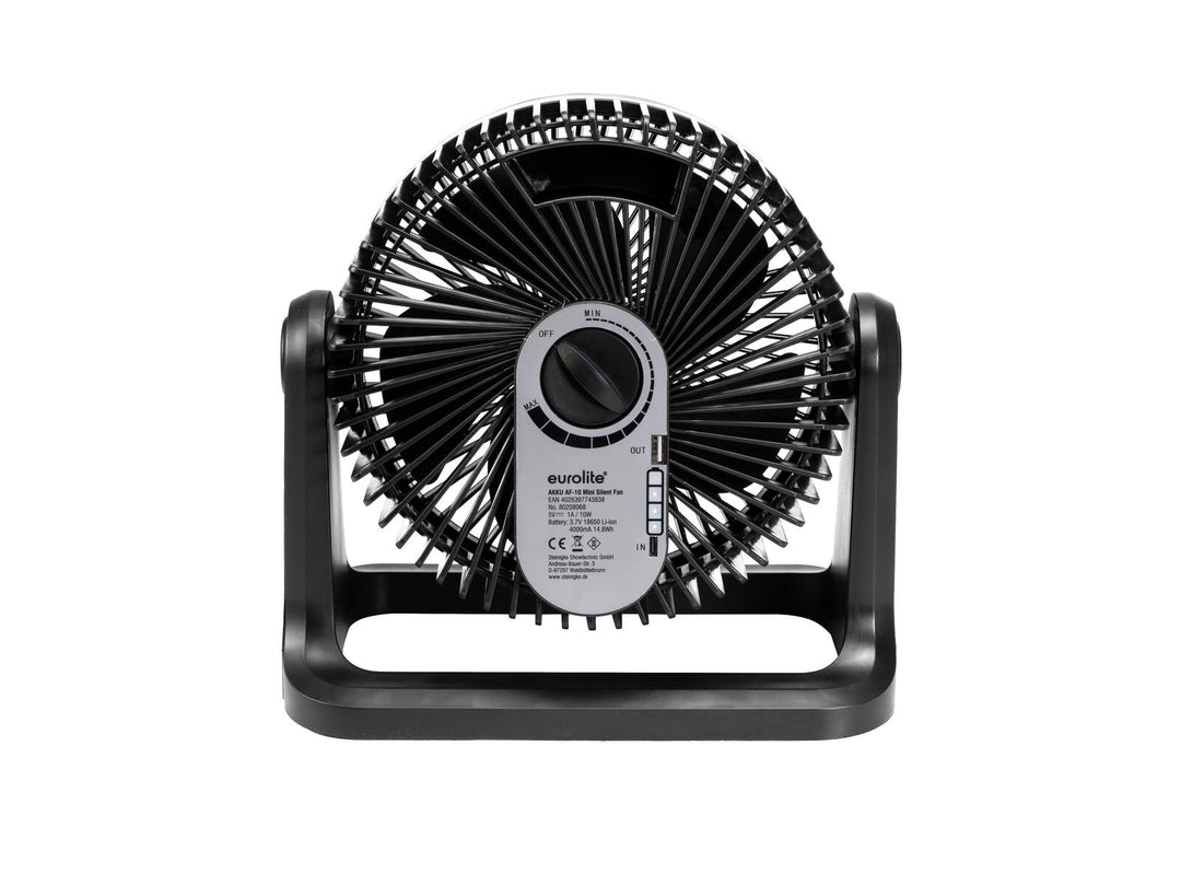 EUROLITE AKKU AF-10 Mini ventilador silencioso