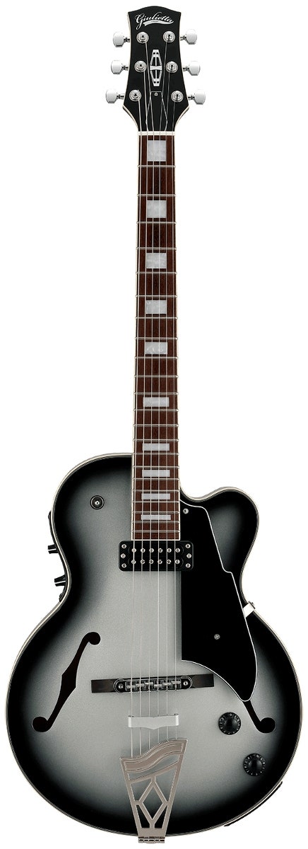VOX Giulietta VGA-5TD Guitarras eléctrica archtop, plata envejecida