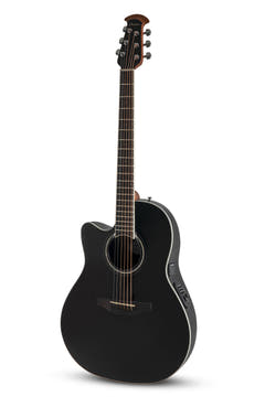 Guitarra electroacústica Ovation Celebrity CS Standard Mid Cutaway - Black (CS24L-5G-G)