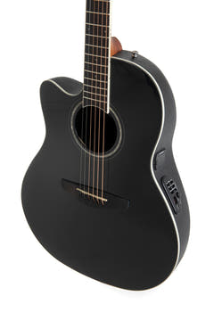 Guitarra electroacústica Ovation Celebrity CS Standard Mid Cutaway - Black (CS24L-5G-G)
