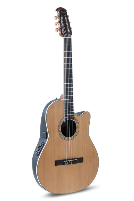 Guitarra electroacústica clásica Ovation Celebrity CS Standard Mid Cutaway - Natural (CS24C-4-G)