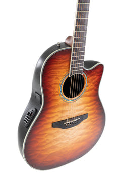 Ovation E-Acoustic guitarras Celebrity Standard Plus Mid Cutaway - Cognac Burst Gloss (CS24X-7C-G)
