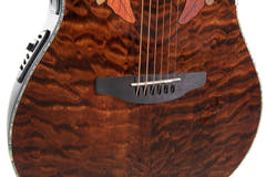 Ovation guitarra eléctrica-acústica Celebrity Elite Plus Mid Cutaway - Dark Tiger Eye (CE44P-TGE-G)