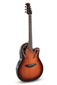 Ovation Guitarras electroacústicas Celebrity Elite Super Shallow Cutaway - Sunburst (CE48-1-G)