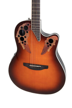 Ovation Guitarras electroacústicas Celebrity Elite Super Shallow Cutaway - Sunburst (CE48-1-G)