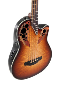 Ovation E-Acoustic Bass Celebrity E-Acoustic bass de 4 cuerdas - Cognac Burst (CEB44X-7C-G)