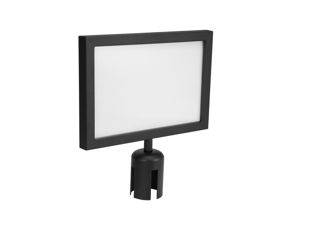 EUROLITE Señal para barrera Eurolite 317x215 bk
