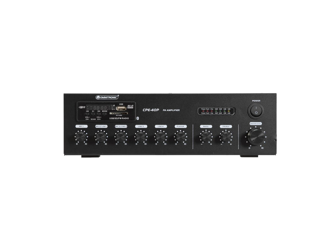 OMNITRONIC CPE-40P Amplificador mezclador PA