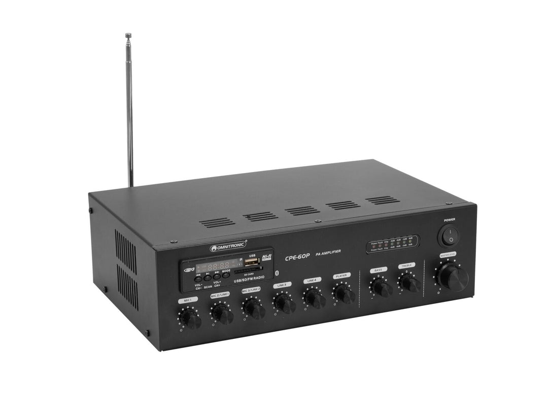 OMNITRONIC CPE-60P Amplificador mezclador PA