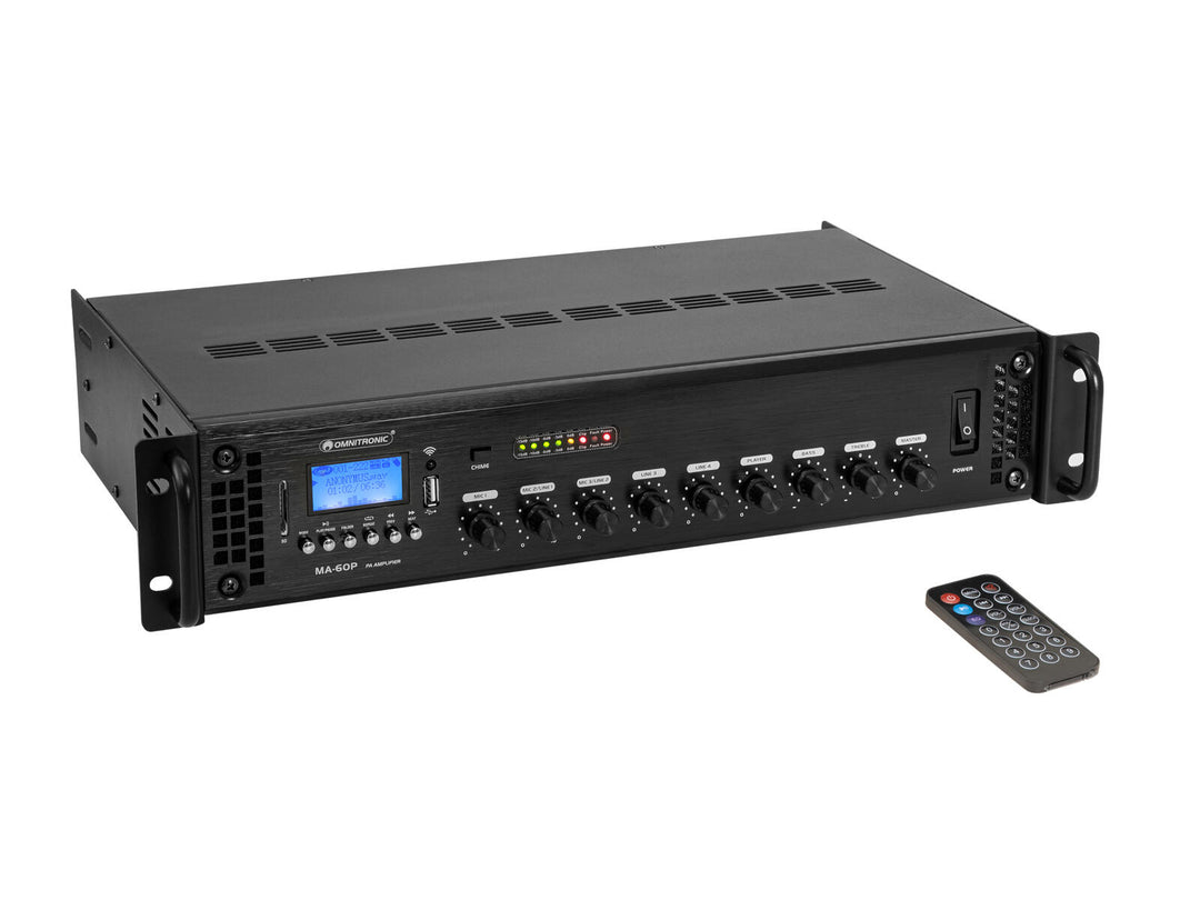 OMNITRONIC MA-60P Amplificador mezclador PA