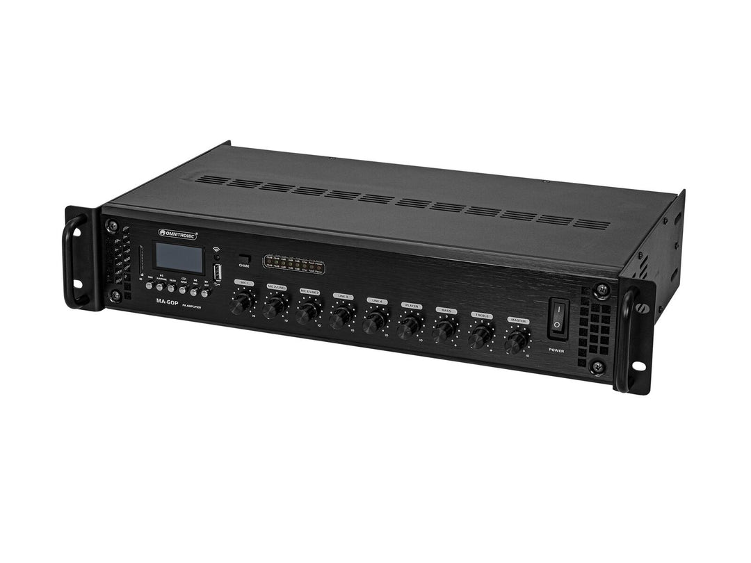 OMNITRONIC MA-60P Amplificador mezclador PA