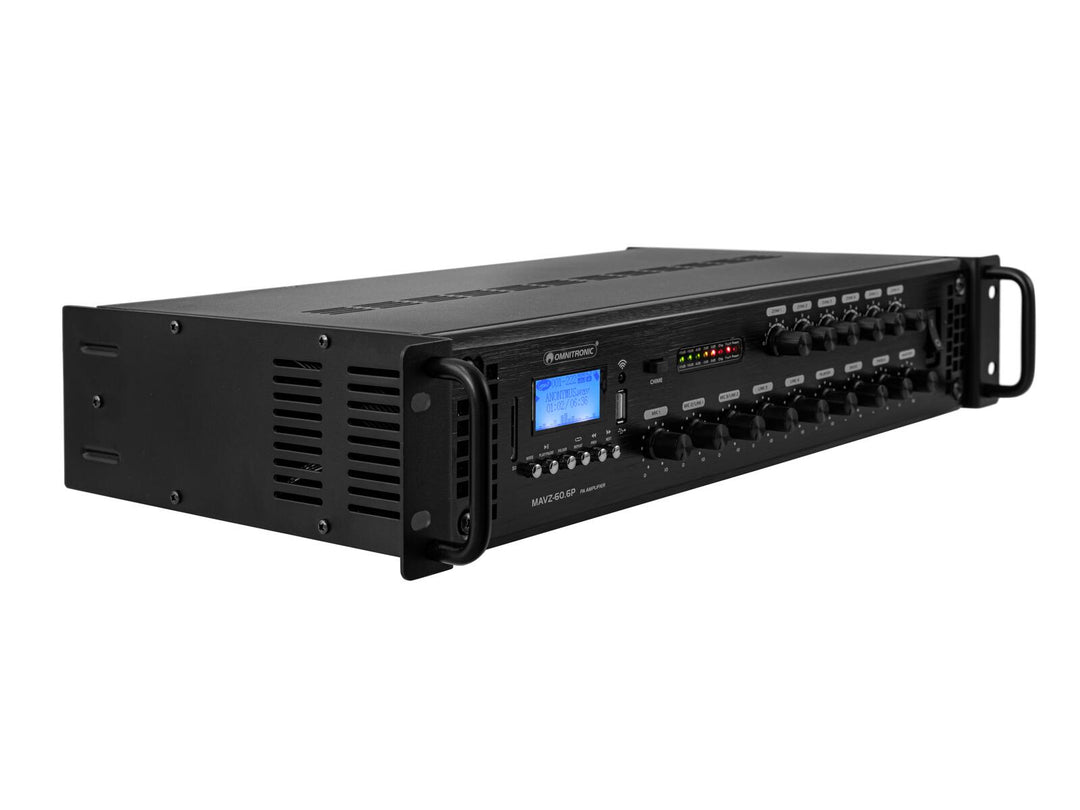 OMNITRONIC MAVZ-60.6P Amplificador mezclador de PA