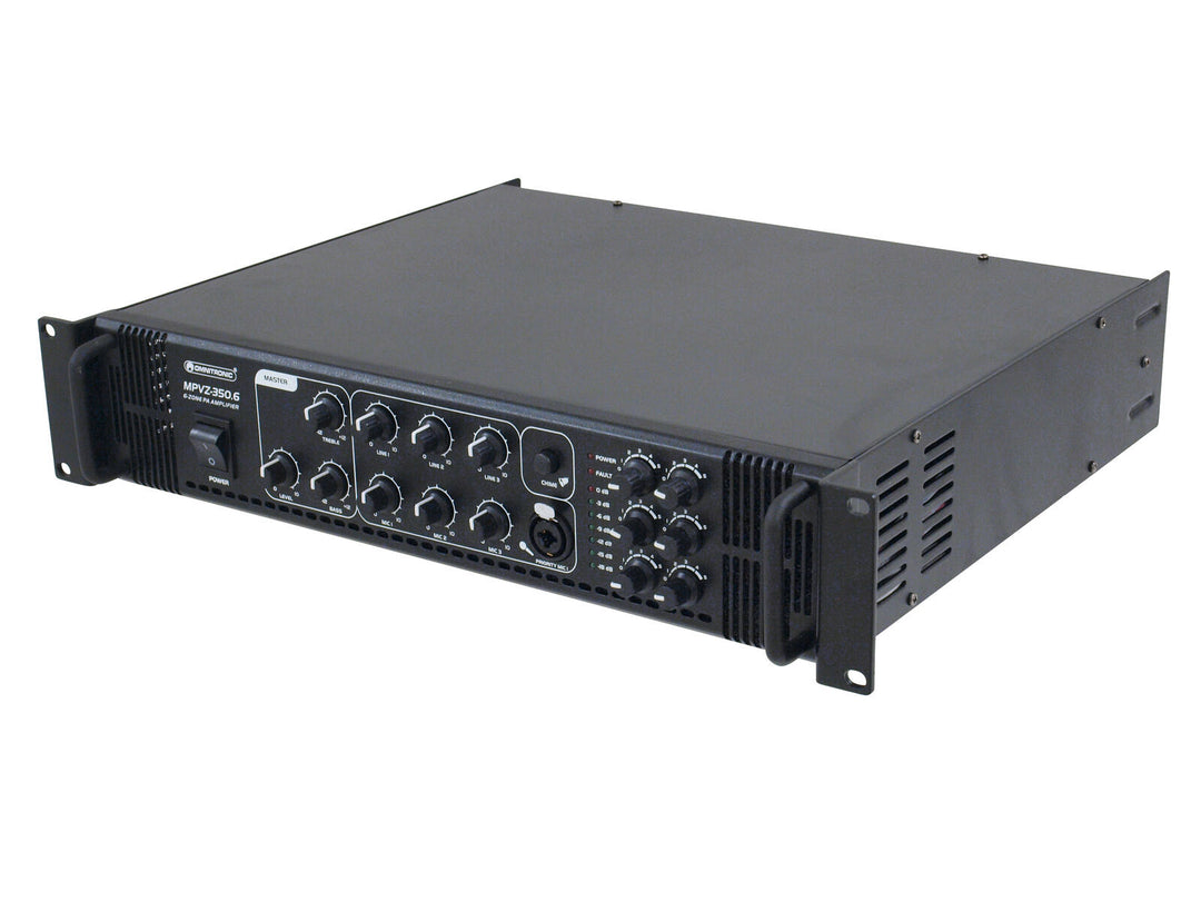 OMNITRONIC Amplificador mezclador PA MPVZ-350.6