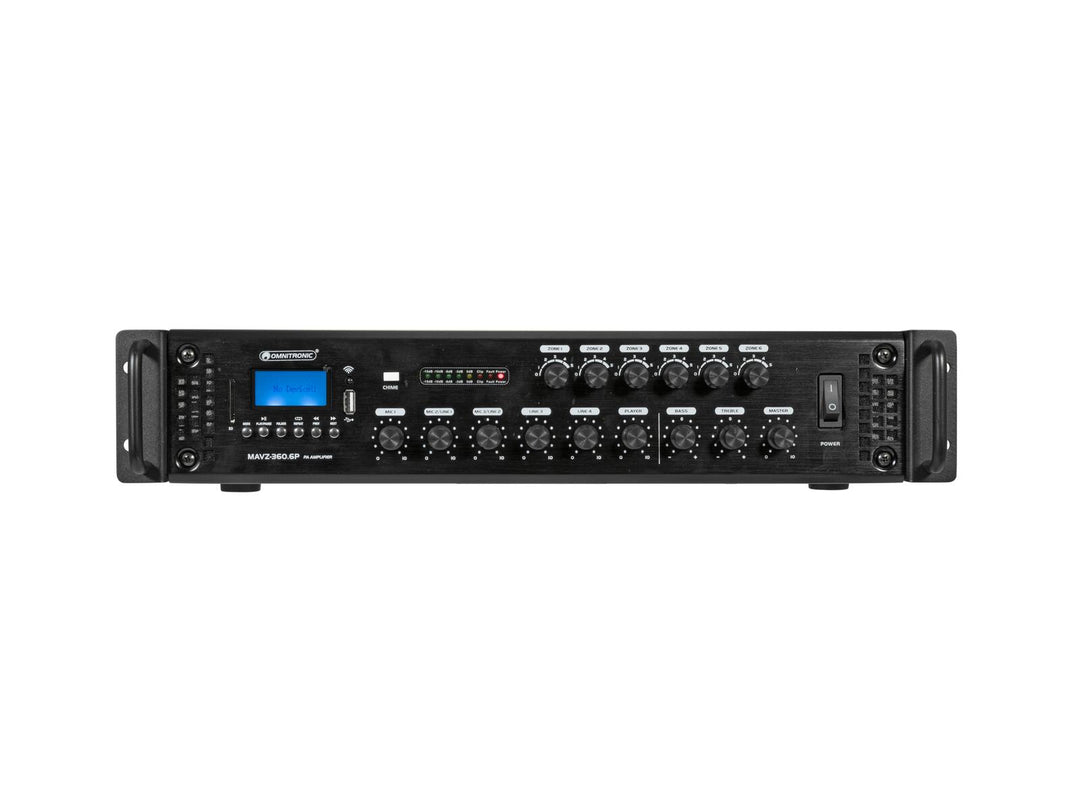 OMNITRONIC MAVZ-360.6P Amplificador de mezclas PA