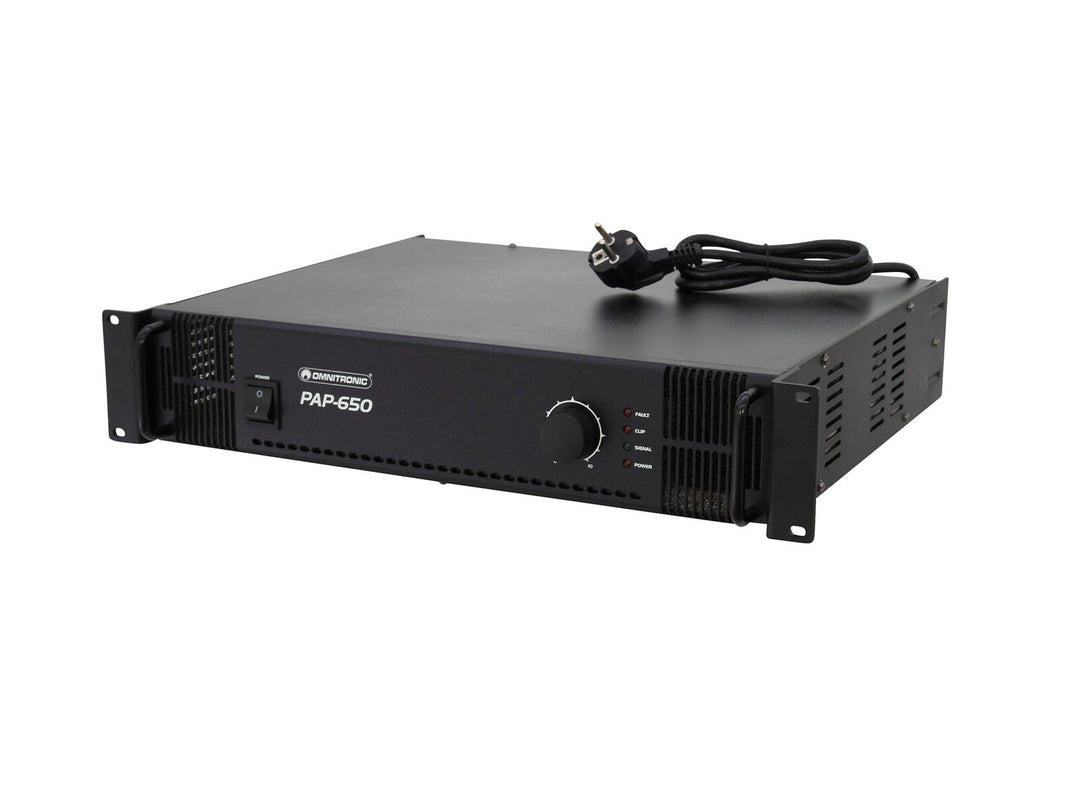 OMNITRONIC PAP-650 Amplificador PA