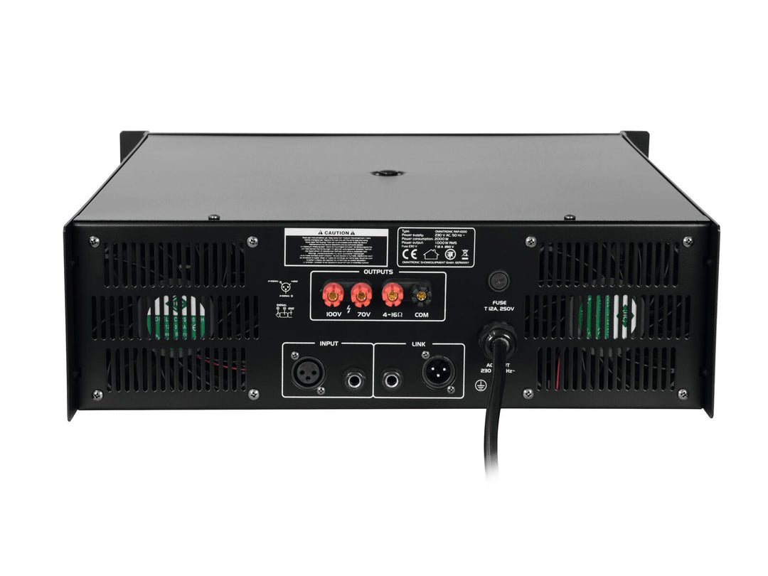 OMNITRONIC PAP-1000 Amplificador PA